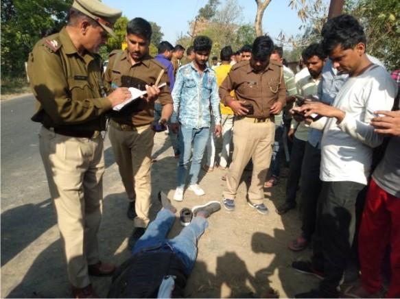 नगर निवासी की सम्भल में सड़के हादसे में मौत