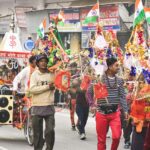 नगर में कांवरिया के बम -बम के जयकारें गूंजे