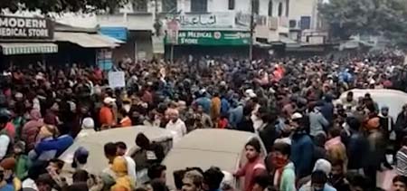हल्दवानी में सीमाबंदी का लोगों ने पुरजोर विरोध