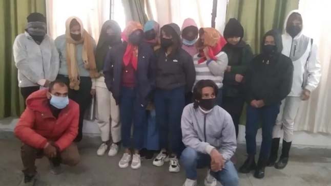 स्पा सेंटर की आड़ में चल रहा था देह व्यापार धंधा 11 महिलाओं सहित 13 गिरफ्तार