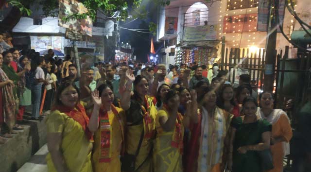 रामनवमी शोभायात्रा का भव्य शुभारम्भ जगह-जगह भव्य स्वागत