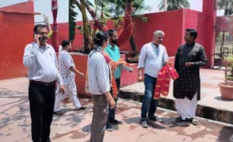 चैती मंन्दिर के आसपास के क्षेत्र का होगा सौंदर्यीकरण टीम ने किया निरीक्षण