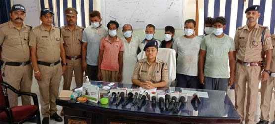 बंदरों के संदिग्ध परिस्थितियों में मौत मामले का खुलासा 9 गिरफ्तार
