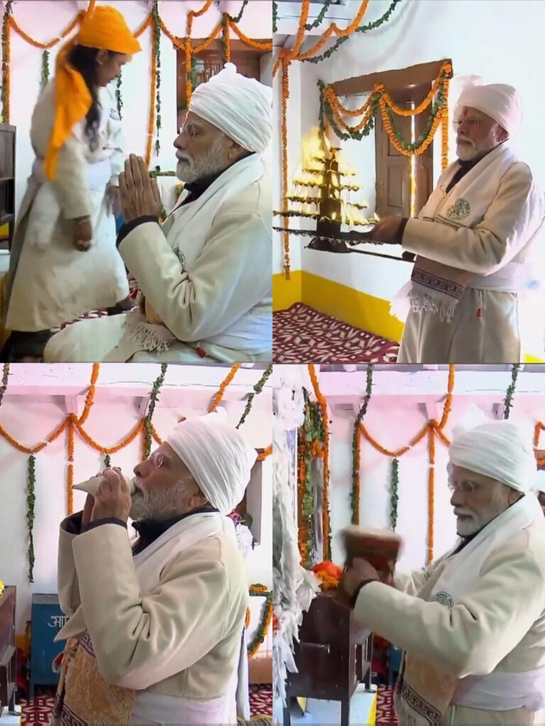 प्रधानमंत्री नरेंद्र मोदी आज सुबह पिथौरागढ़ जनपद के आदि कैलाश पहुंचे