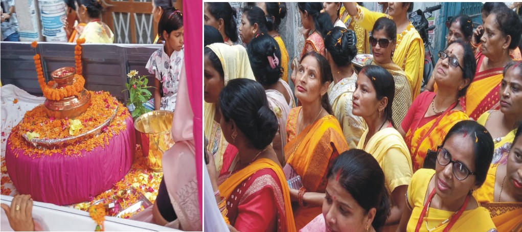 नगर में निकली मेरी माटी मेरा देश अमृत कलश यात्रा