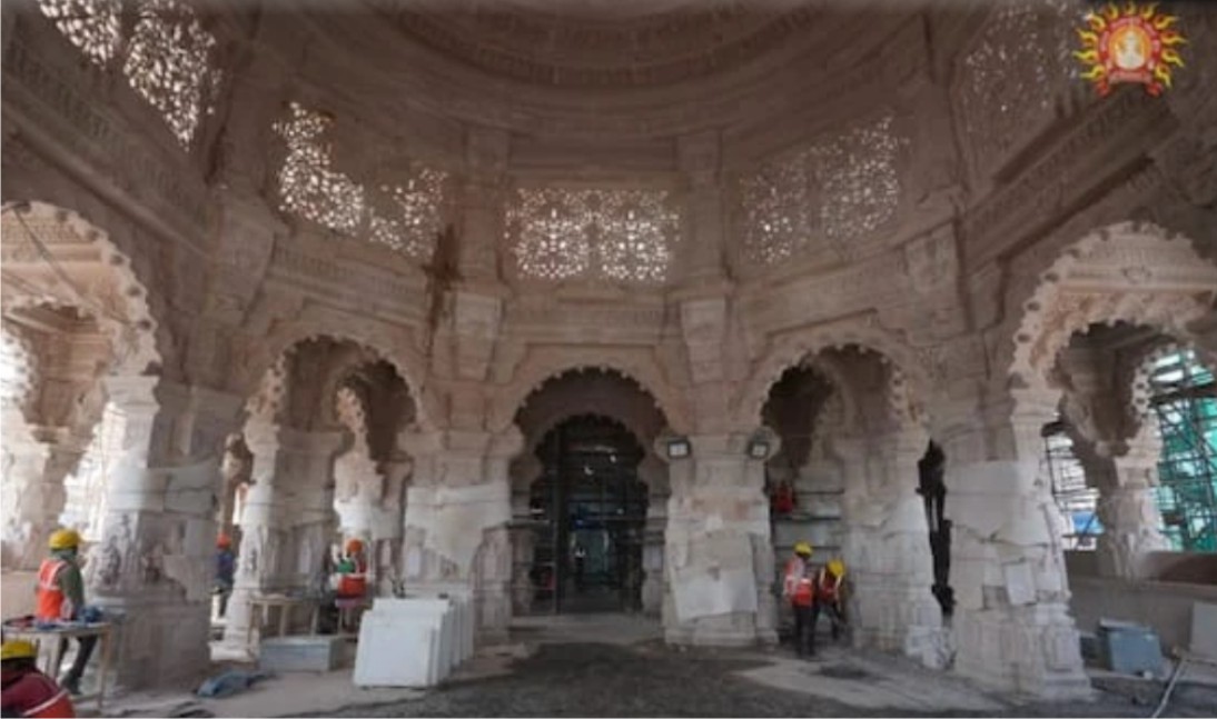 राम मंदिर की नई तस्वीरें आईं सामने 22 जनवरी को होनी है प्राण प्रतिष्ठा