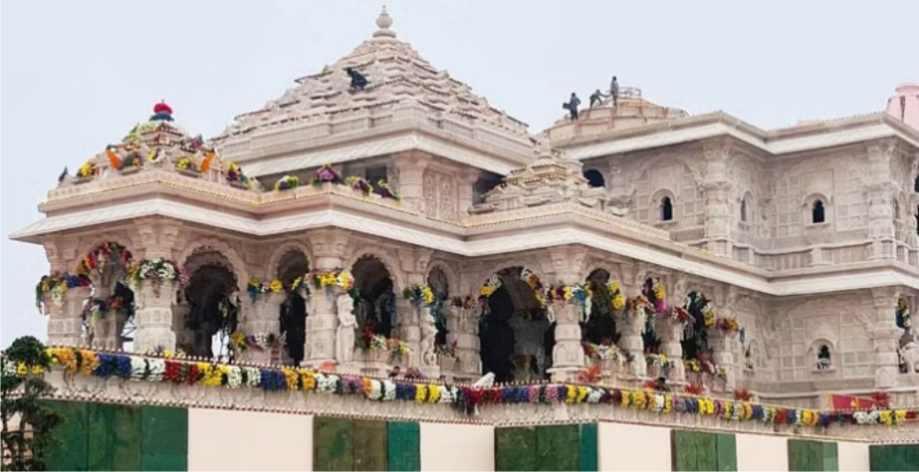 प्राण प्रतिष्ठा के मद्देनजर राम मंदिर की सुरक्षा बढ़ी