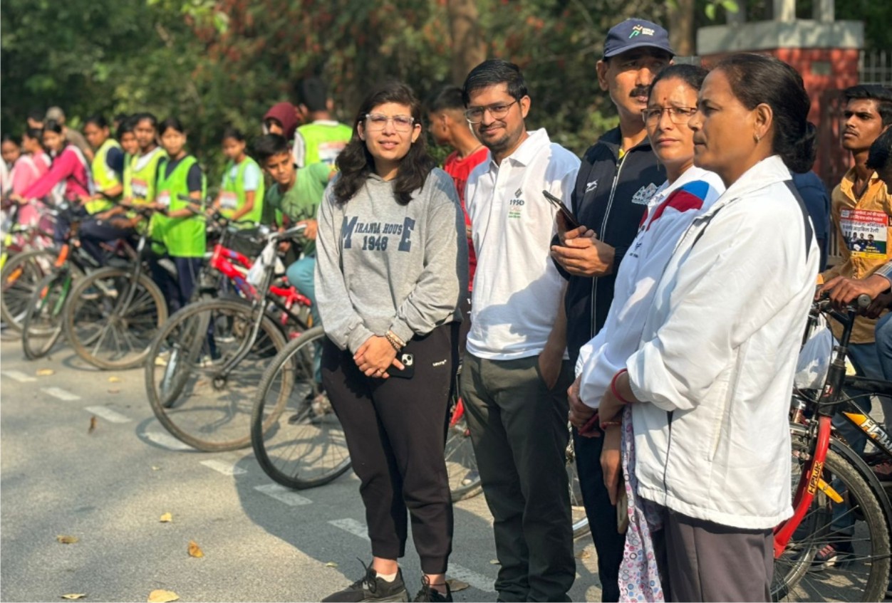 मतदाता जागरूकता अभियान के तहत शहर में निकाली साइकिल रैली