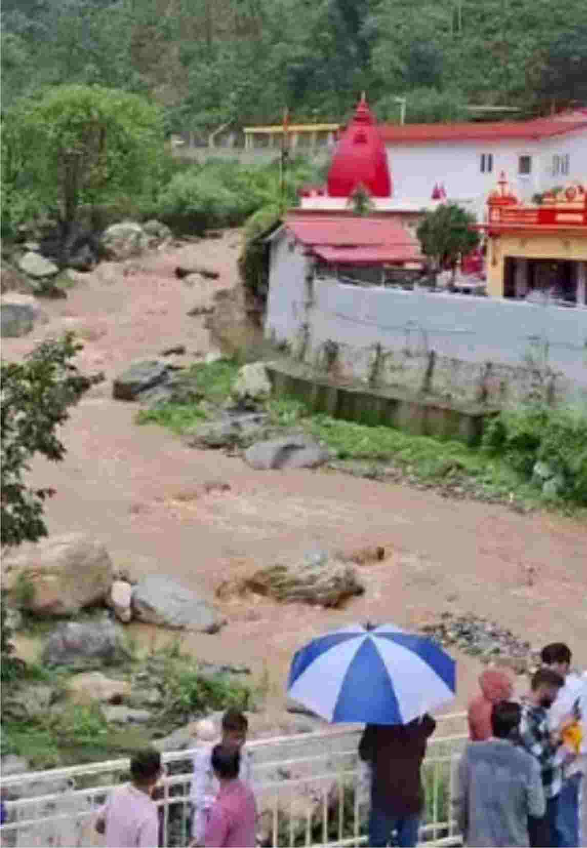 कैंची धाम मंदिर के पास शिप्रा नदी में बहने वाला पानी सामान्य, सोशल मिडिया पर हो रहा एक साल पुराना विडियों वायरल