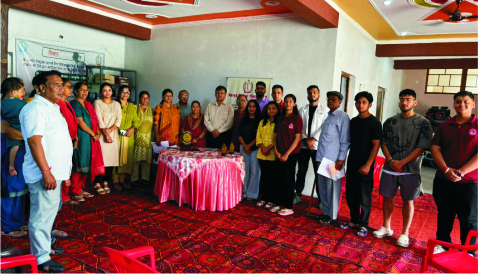 नव्य भारत फाउंडेशन (एनबीएफ भारत) एवं स्टूडेंट असोसिएशन ऑफ फिजीकल थैरेपी (एसएपीटी इंडिया) ने लगाया निःशुल्क मेगा हेल्थ कैंप