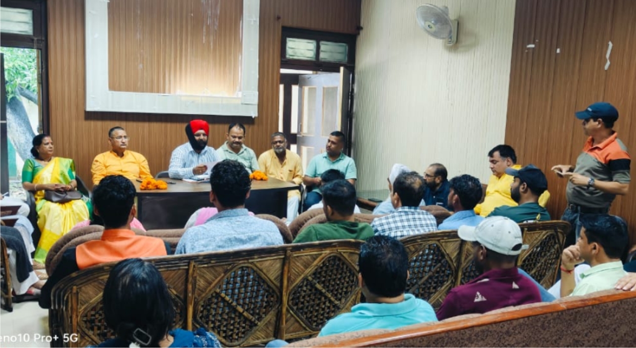 हर घर तिरंगा आभियान को लेकर भाजपा की बैठक सम्पन्न
