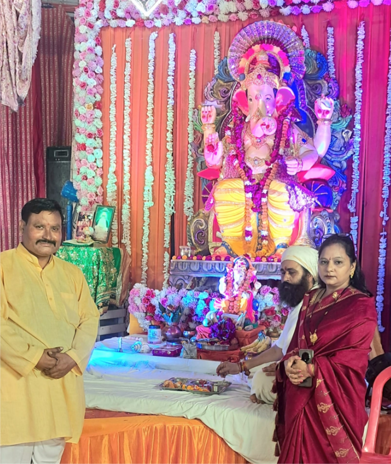 श्री गंगे बाबा मंदिर में श्री गणेशोत्सव का शुभारंभ