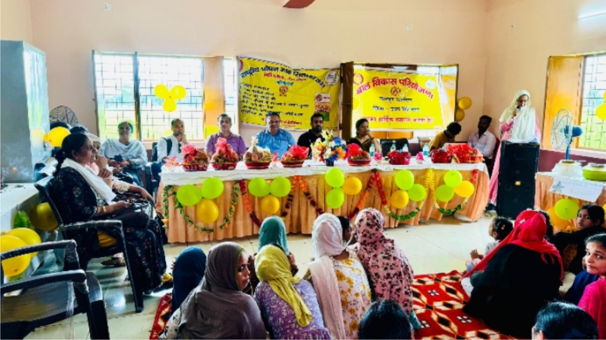 पोषण और स्वास्थ्य जागरूकता को बढ़ावा देने के लिए आंगनबाडी कार्यकर्तियों ने किया राष्ट्रीय पोषण माह का आयोजन