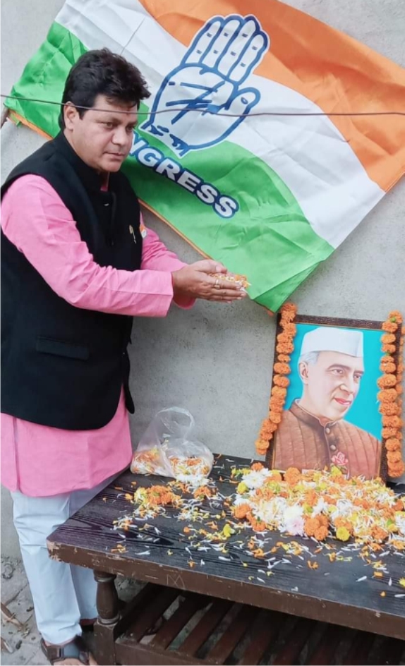 प्रथम प्रधानमंत्री पं. जवाहरलाल नेहरू के विचार आज भी प्रासंगिक - जितेंद्र सरस्वती