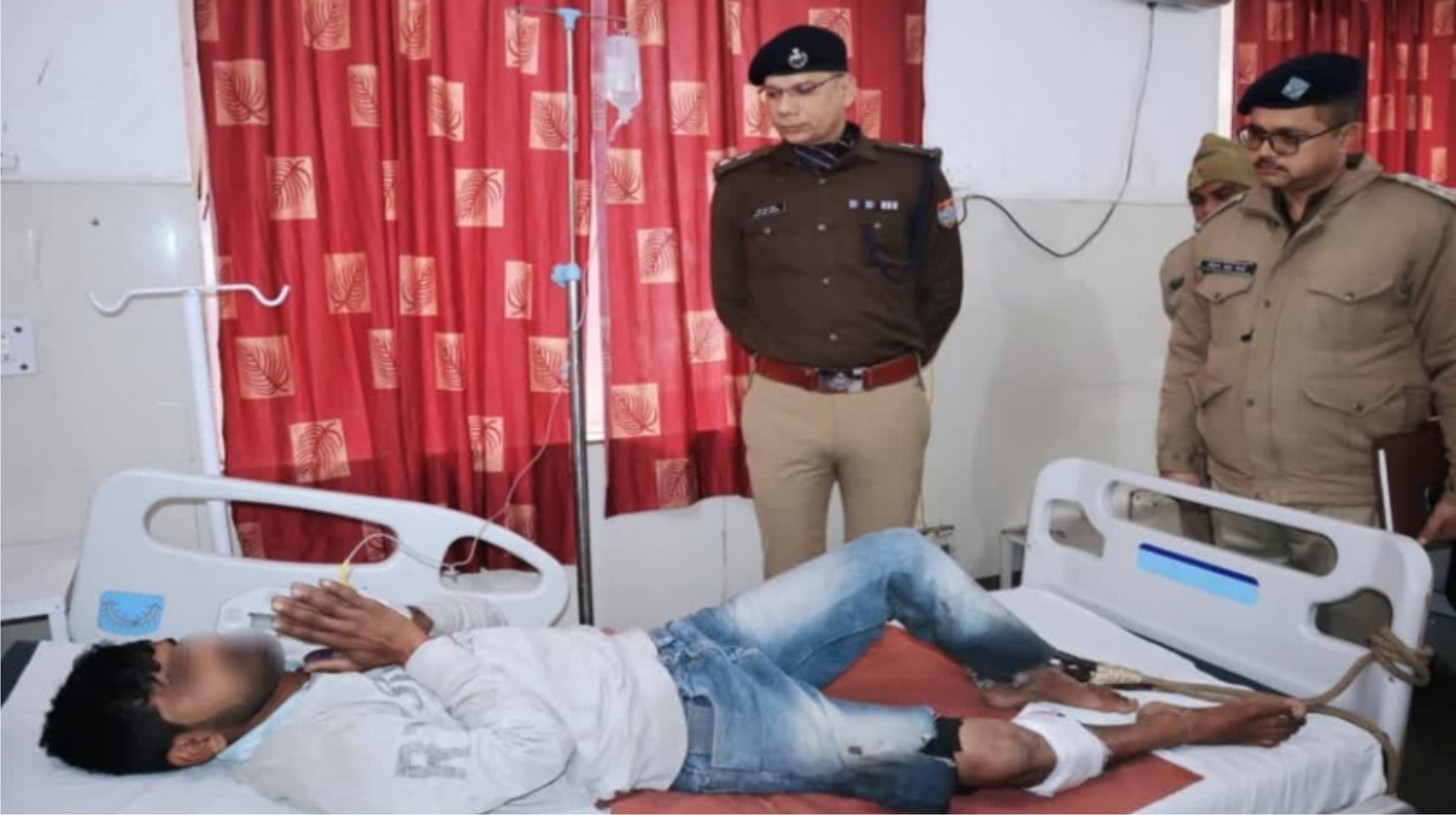 पुलिस मुठभेड़ में बैंक लूटने का प्रयास करने वाला बदमाश घायल