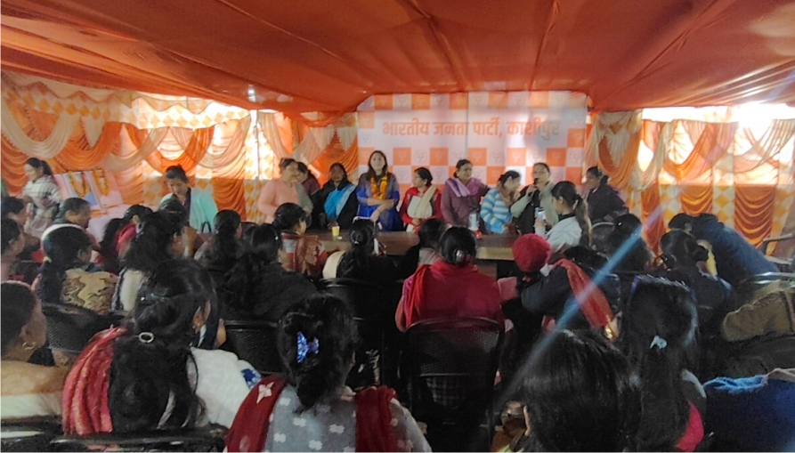 बहन बेटियों की सुरक्षा भय मुक्त वातावरण तथा सुंदर और स्वस्थ काशीपुर बनाना पहली जिम्मेदारी - उर्वशी दत्त बाली