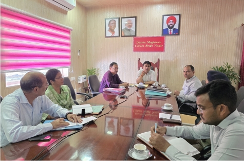 मॉं बाल सुन्दरी देवी श्री चैती मेले में सभी व्यवस्थाएं चाक-चौबन्द रखने कैम्प कार्यालय में बैठक आहुत