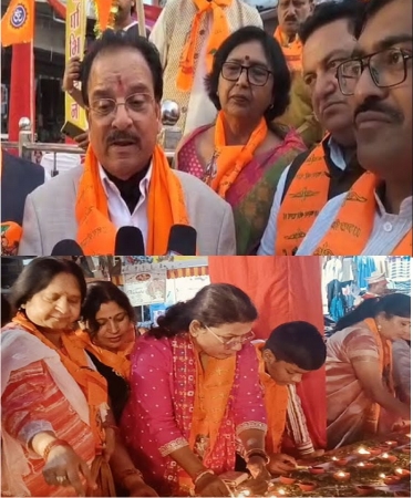 वसुधैव कुटुम्बकम् काशीपुर के तत्वावधान में सामूहिक दीपोत्सव व श्री हनुमान चालीसा पाठ का आयोजन