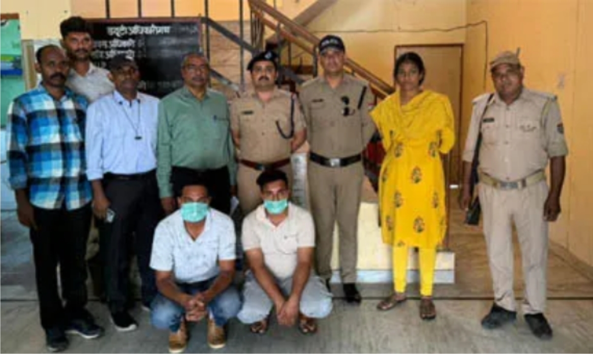 जसपुर में पुलिस ने किया इण्टरनेशनल साईबर फ्रॉड गैंग का पर्दाफाश