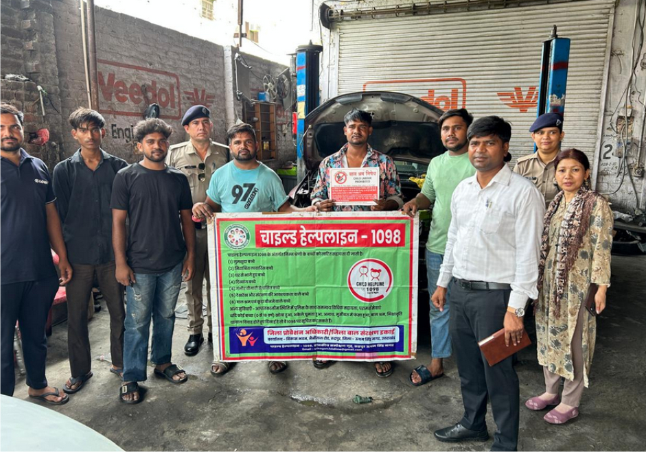 रुद्रपुर में बाल एवं किशोर श्रम उन्मूलन हेतु विशेष अभियान चलाया गया