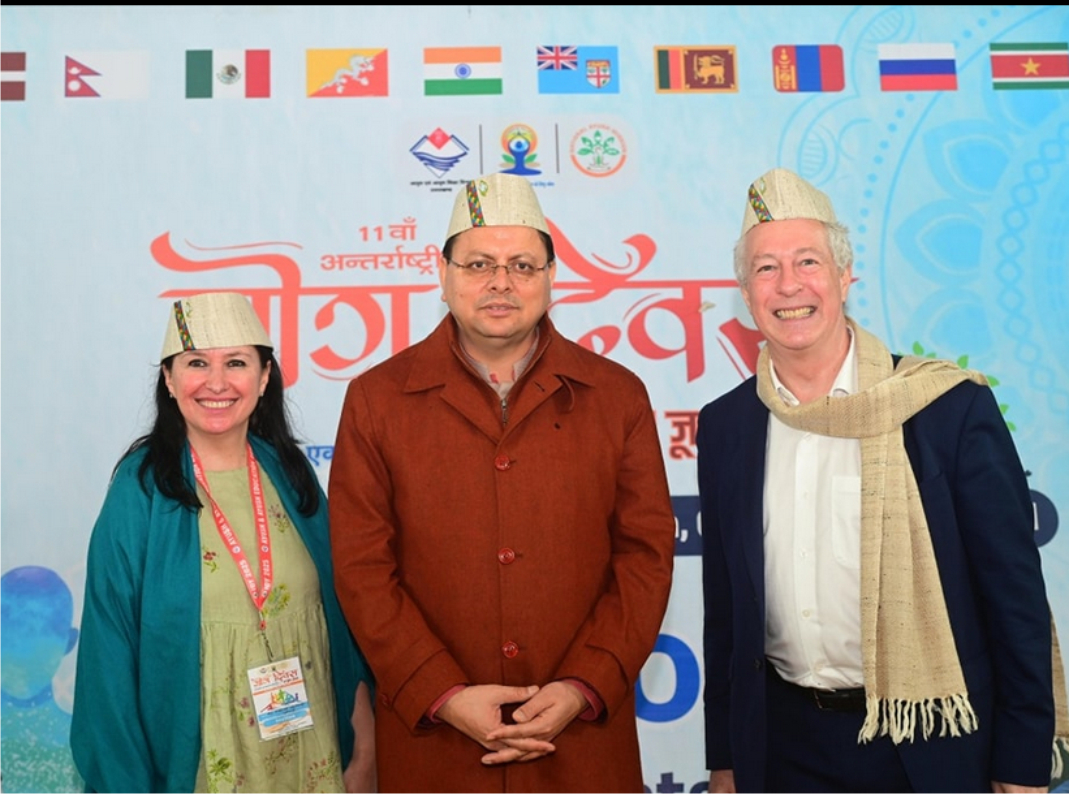 अंतर्राष्ट्रीय योग दिवस पर गैंरसैंण्ड पहुंचे कई देशों के राजदूत