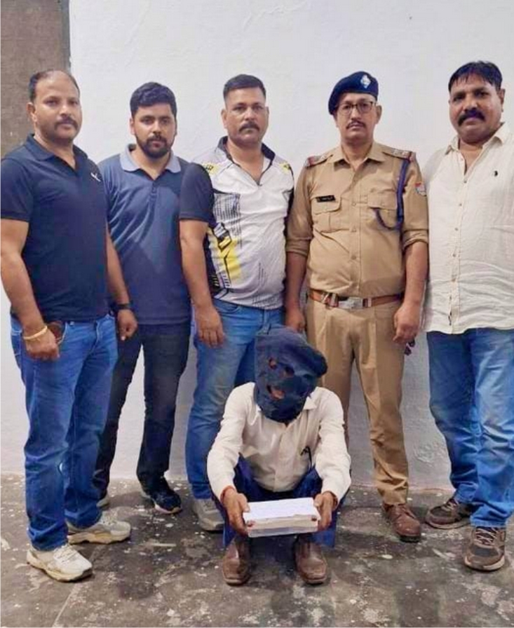 40 लाख की हेरोइन के साथ किया एक नशा तस्कर को गिरफ्तार
