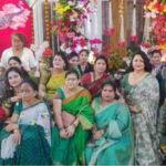 “निधिवन बैंक्वेट हॉल” में महिलाओं ने तीज के गीतों के साथ सावन के झूलों का जी भरकर लिया आनंद