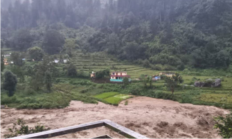 बूढ़ा केदार और गेंवाली में भारी बारिश और बादल फटा
