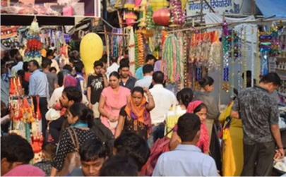 दीपावली के लिए दुल्हन की तरह सज गया बाजार