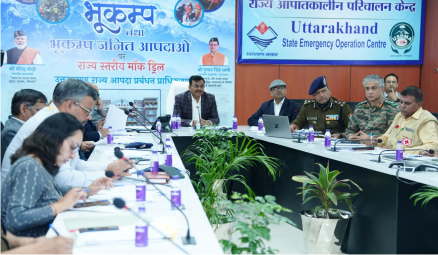 13 जनपदों में भूकंप और भूकंप जनित आपदाओं से बचाव की तैयारियों को परखा