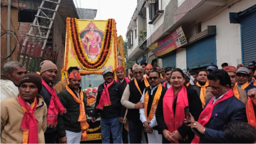 सैनी समाज द्वारा निकाली महान अग्रज महाराजा शूर सैनी जी विशाल शोभा यात्रा