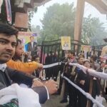 काशीपुर बार एसोसिएशन चुनाव मतदान - ठण्ड में भी मतदाताओं में जोश