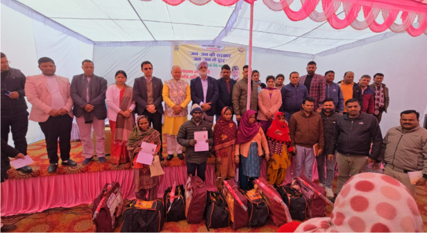 काशीपुर के न्यायपंचायत बांसखेड़ा खुर्द में लगा भव्य बहुद्देशीय शिविर