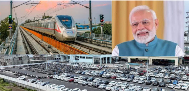 प्रधानमंत्री नरेंद्र मोदी मेरठ में शताब्दी नगर स्टेशन पर मेरठ मेट्रो और नमो भारत को हरी झंडी दिखाएंगे