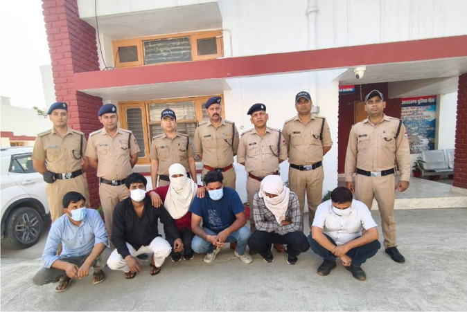 “ऑपरेशन प्रहार” - स्पा की आड़ में चल रहे देह व्यापार का पर्दाफाश