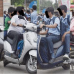 नाबलिग छात्र-छात्राऐं स्कूटर के हैंडल थामे सड़कों पर भर रहे रफ्तार, शौक कहीं मुसीबत का सबब न बन जायें
