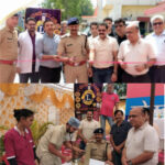 काशीपुर कोतवाली परिसर में निःशुल्क स्वास्थ्य जांच शिविर का आयोजन