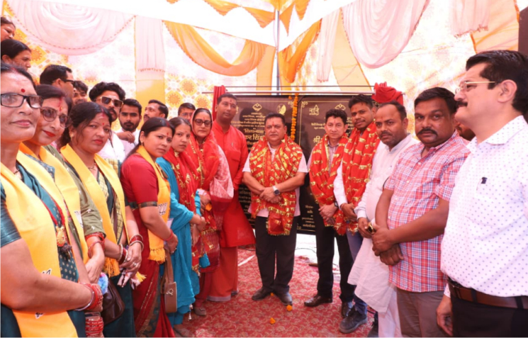 चैती मेला परिसर में महापौर दीपक बाली ने किया दो हाईटेक शुलभ शौचालयों का शिलान्यास
