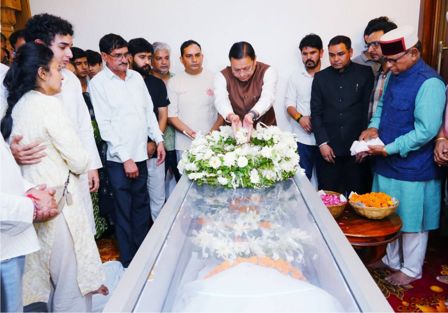 मुख्यमंत्री ने पद्मश्री से सम्मानित एवं अंतरराष्ट्रीय ख्याति प्राप्त निशानेबाज स्वर्गीय श्री जसपाल राणा को पुष्प अर्पित कर दी श्रद्धांजलि