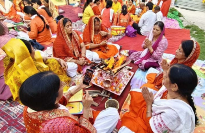 काशीपुर में पांच कुण्डीय यज्ञ, नाम जप, दीप यज्ञ एवं हरिनाम संकीर्तन का किया भव्य आयोजन