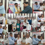 राज्य निर्माण आन्दोलनकारी सम्मान सम्मेलन में सम्मान पत्र पाकर खुशी से नाचे सभी आवेदक