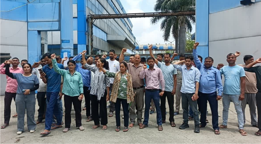 सिडकुल की एक कंपनी ने 95 श्रमिकों को ले-ऑफ (Lay-off) नोटिस जारी कर 45 दिनों के लिए काम से किया बाहर