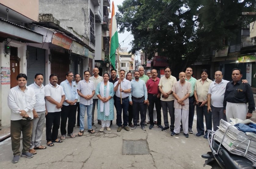 ऐतिहासिक छोटी नीम के नीचे निकली 80वें स्वतंत्रता-दिवस के अवसर प्रभात फेरी