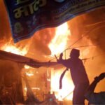 अजमेरी बाजार में आर्टिफिशियल ज्वैलरी और खिलौने की दुकानों में लगी भीषण आग