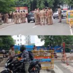 टिकैत के प्रस्तावित धरना प्रदर्शन को लेकर जिले में पुलिस और प्रशासन ने की सुरक्षा व्यवस्था कड़ी
