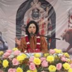 श्रीराम कथा अमृतपान करने बड़ी संख्या में चैती परिसर पहुंचे रहे श्रद्धालु