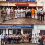 छात्राओं ने कुण्डेश्वरी चौकी व कोतवाली काशीपुर में पुलिसकर्मियों को बांधी राखी