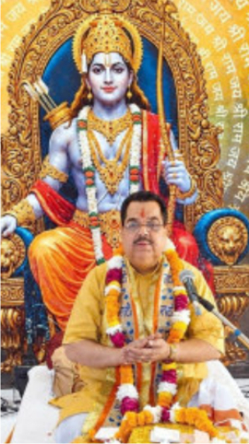 चौथे दिन - श्रीरामलीला मैदान में श्रीरामकथा श्रवण के लिए पहुंच रहे बड़ी संख्या में रामभक्त