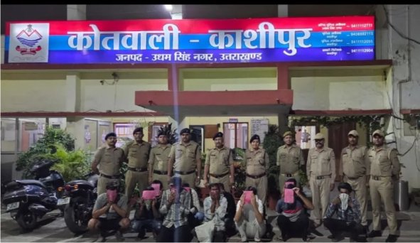 काशीपुर में देर रात होटल, लॉज, ढाबों एवं अन्य संदिग्ध स्थानों पर सघन चेकिंग अभियान