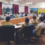 छात्र संघ चुनाव , पुलिस और संभावित प्रत्याशियों के बीच बैठक